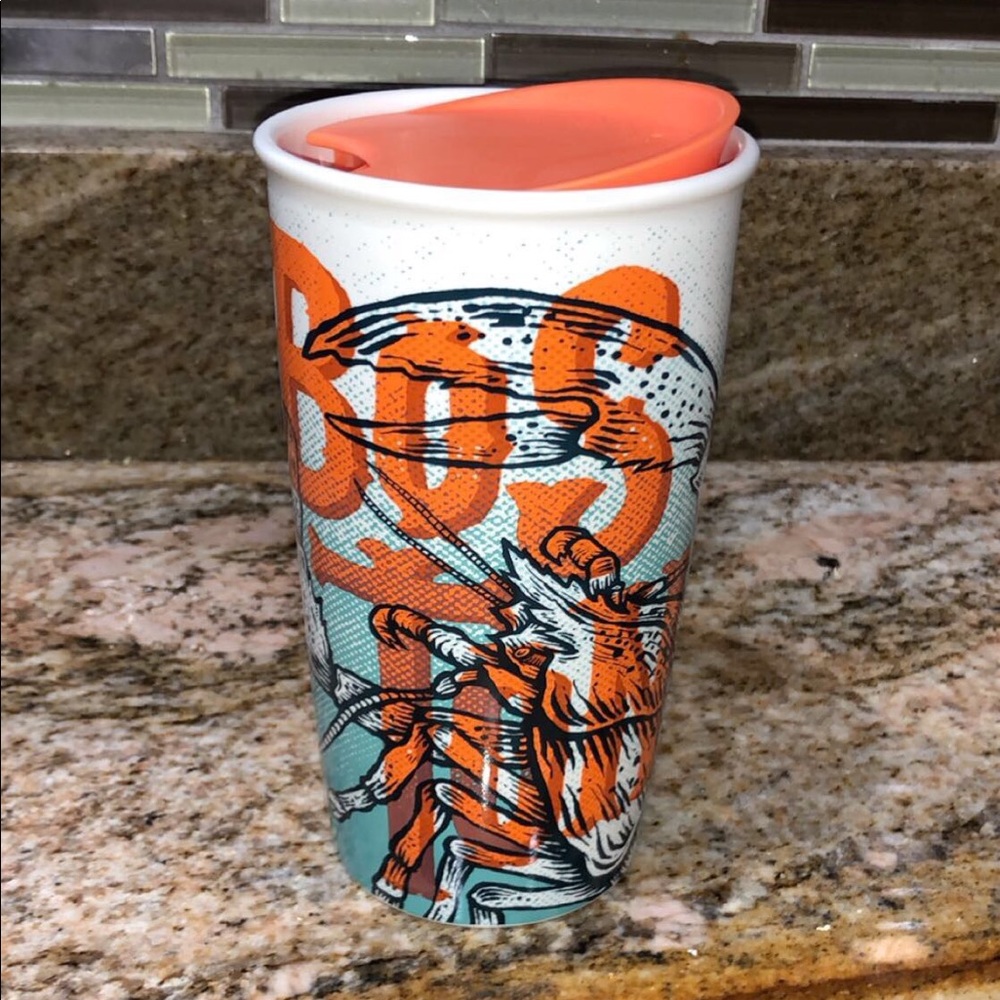 Starbucks Boston ceramic tumbler